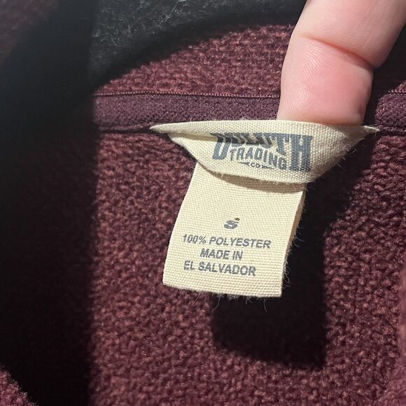 Duluth Trading Co Vest Women’s Small Red Fleece Sleeveless Full Zip Outdoors - Picture 3 of 6